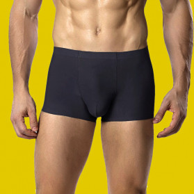 VAKOOU Celana Dalam Boxer Pria 3D Anti Bakteri Seamless Underwear Size L - 17SMT - Black