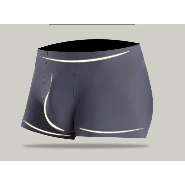 VAKOOU Celana  Dalam  Boxer Pria 3D Anti  Bakteri  Seamless 