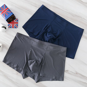 VAKOOU Celana Dalam Boxer Pria 3D Anti Bakteri Seamless Underwear Size XL - 17SMT - Black - 6