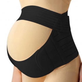 Pakaian Dalam dan Shapewear Wanita - Fayuanqianzi Corset Ibu Hamil Maternity Pregnant Women Belly Support Size L - 8116 - Black