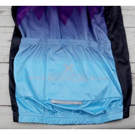 TELEYI Baju Pakaian Olahraga Sepeda Pria Cycling Jersey Short Sleeve Men Size M - CC8045 - Blue - 3