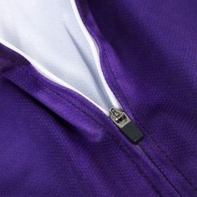 TELEYI Baju Pakaian Olahraga Sepeda Pria Cycling Jersey Short Sleeve Men Size XL - CC8045 - Blue - 4