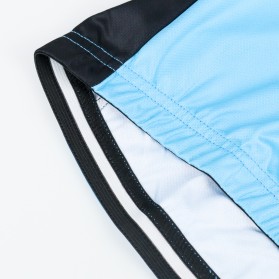 TELEYI Baju Pakaian Olahraga Sepeda Pria Cycling Jersey Short Sleeve Men Size XL - CC8045 - Blue - 7