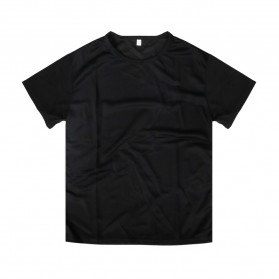 Quanzunchao Kaos Katun Pria Anti-Dirty Quick Dry Short Sleeve Size XL - Black - 1