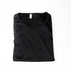 Quanzunchao Kaos Katun Pria Anti-Dirty Quick Dry Short Sleeve Size XXL - Black - 4