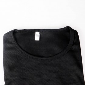 Quanzunchao Kaos Katun Pria Anti-Dirty Quick Dry Short Sleeve Size XXL - Black - 5