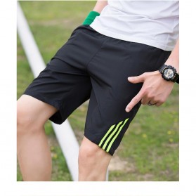 SULEE Celana Pendek Olahraga Pria Casual Jogging Fitness Size XL - SE01 - Black - 4