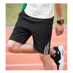 SULEE Celana Pendek Olahraga Pria Casual Jogging Fitness Size XL - SE01 - Black - 5