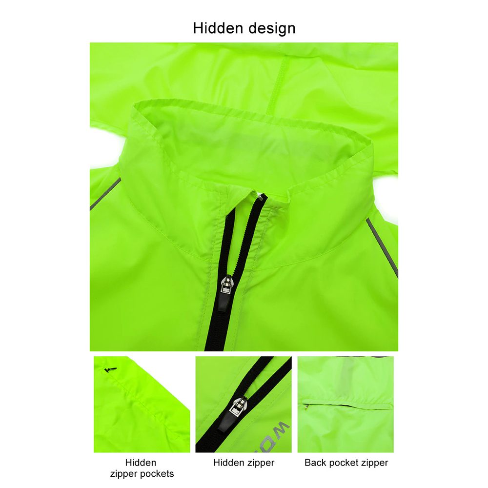 WOSAWE Jaket Olahraga Sepeda Cycling 