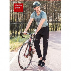 TRVLWEGO Celana Hiking Pants Cycling Pants Pria Model Fluorescence Size L - AD272 - Black - 3