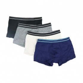 Nanjiren Celana Dalam Boxer Pria Mans Underpants Size L 4 PCS - B14 - Multi-Color