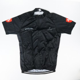 STRAVA Set Pakaian Olahraga Sepeda Pria Cycling Breathable Jersey Gel Padded Size L - DBT034 - Black - 2