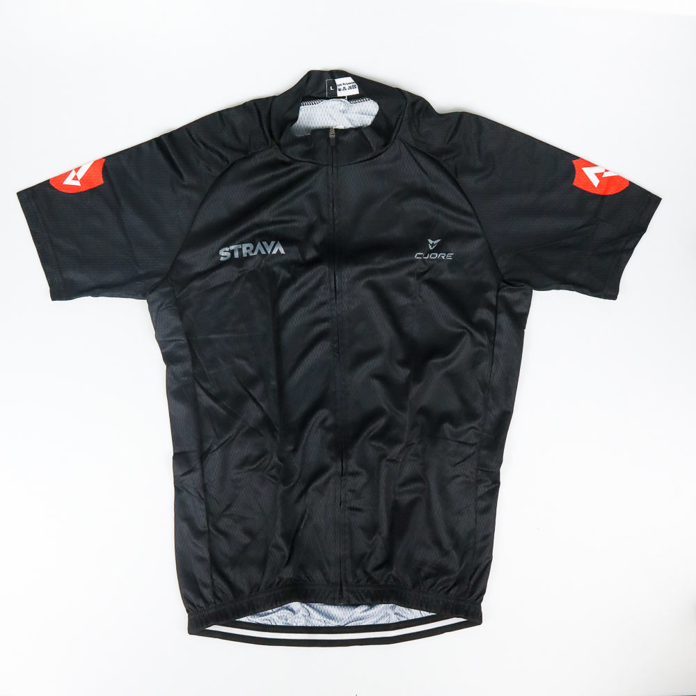Gambar produk STRAVA Set Pakaian Olahraga Sepeda Pria Cycling Breathable Jersey Gel Padded Size L - DBT034