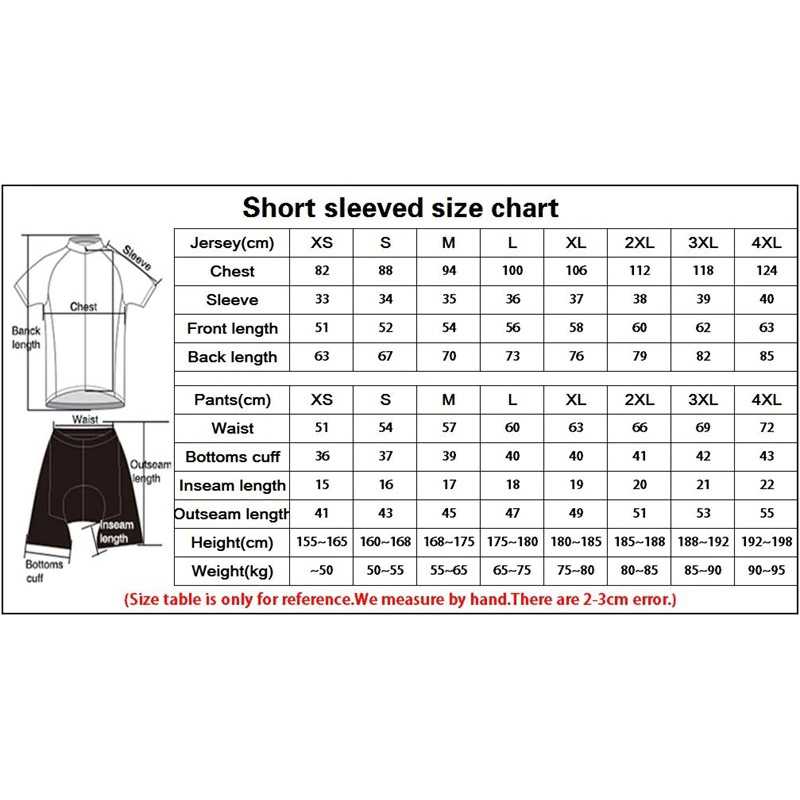 Gambar produk STRAVA Set Pakaian Olahraga Sepeda Pria Cycling Breathable Jersey Gel Padded Size L - DBT034