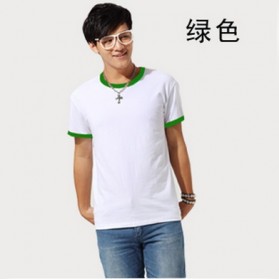 Kaos Polos Katun Pria O Neck Size M - 86202 / T-Shirt - Green - 2
