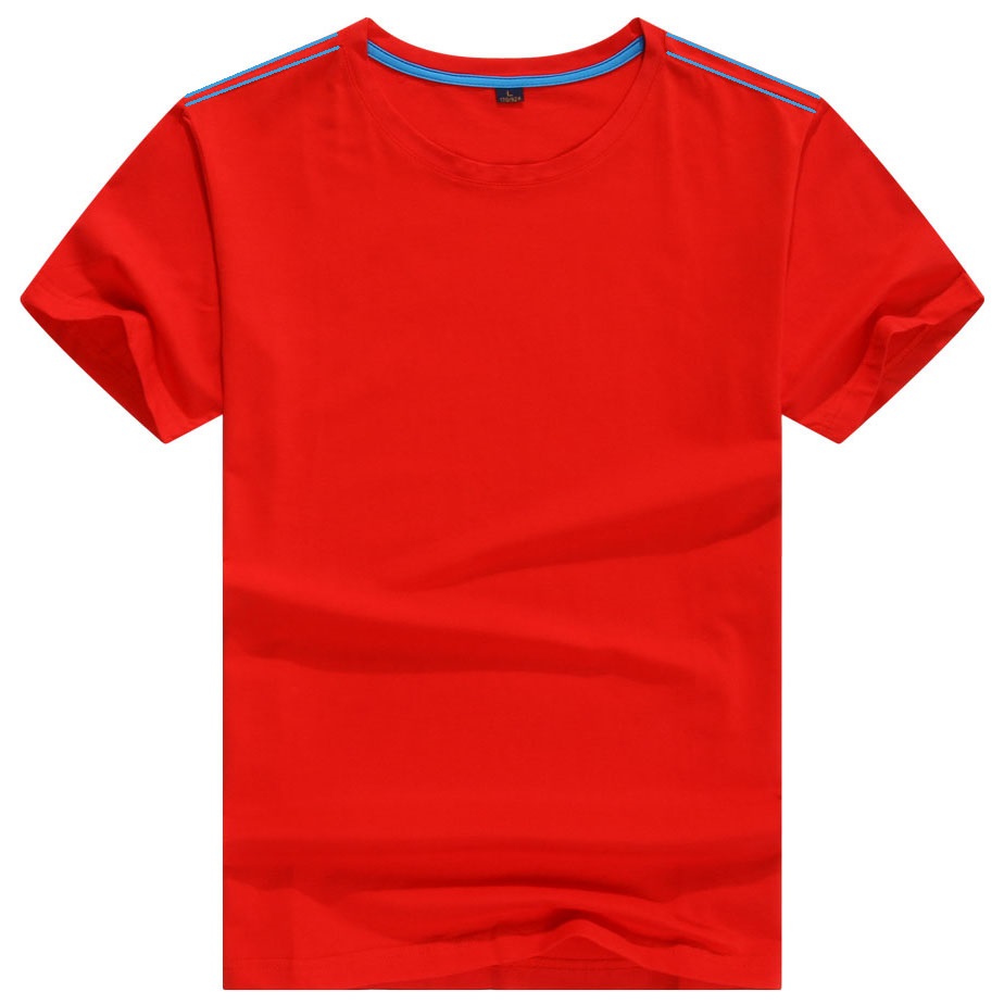 Kaos Polos Katun Wanita O Neck Size L 81401B T Shirt Red