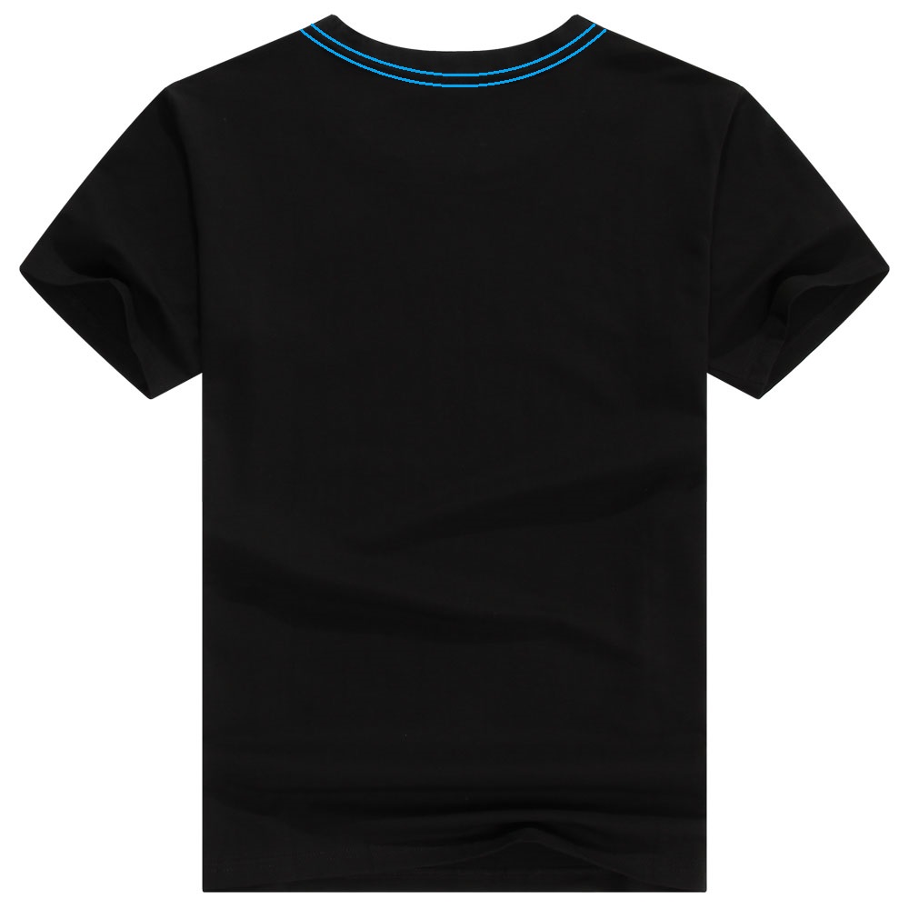 Kaos Polos Katun Pria O Neck Size M 81402B T Shirt Black