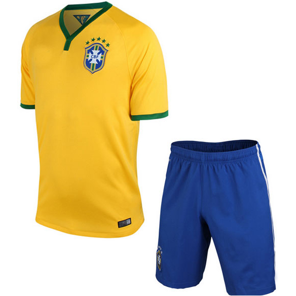 Jersey Sepakbola CBF Brazil No 3 T.Silva Size M - Yellow - JakartaNotebook.com