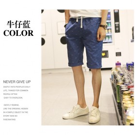 Celana Chinos Pendek Pria Size XL - Dark Blue - 2