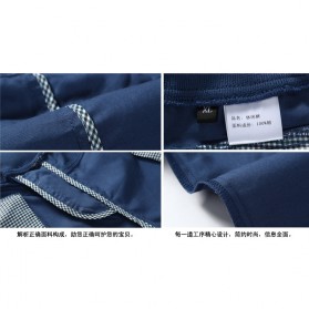 Celana Chinos Pendek Pria Size XL - Dark Blue - 10