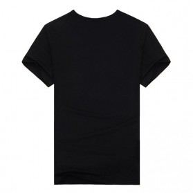 Kaos Katun Pria Nightmare Wolf O Neck Size L / T-Shirt - Black - 2
