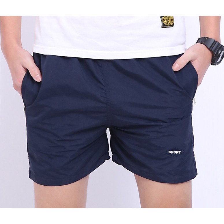  Celana  Pantai  Santai Pria  Anti UV Size XXL Navy Blue 