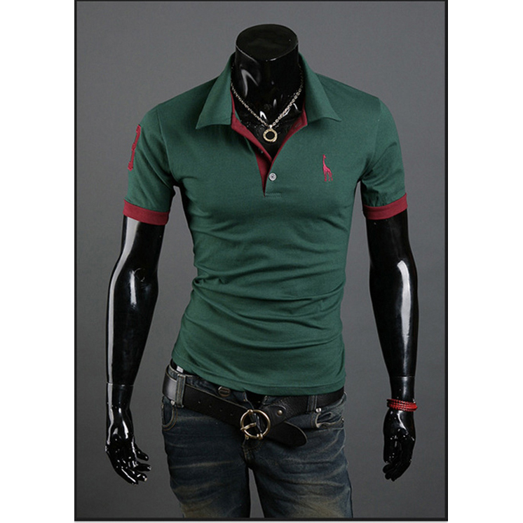 Kaos Polo Shirt Pria Leisure Casual T 