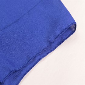 Blouse Wanita Loose Chiffon Size M - Blue - 5