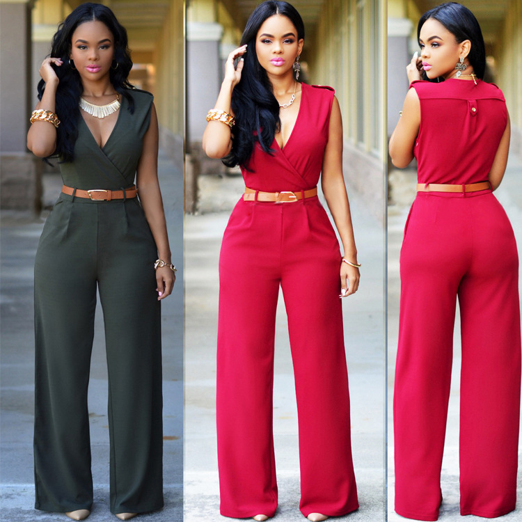baju jumpsuit wanita rompers v neck size m baju jumpsuit wanita rompers v neck size m