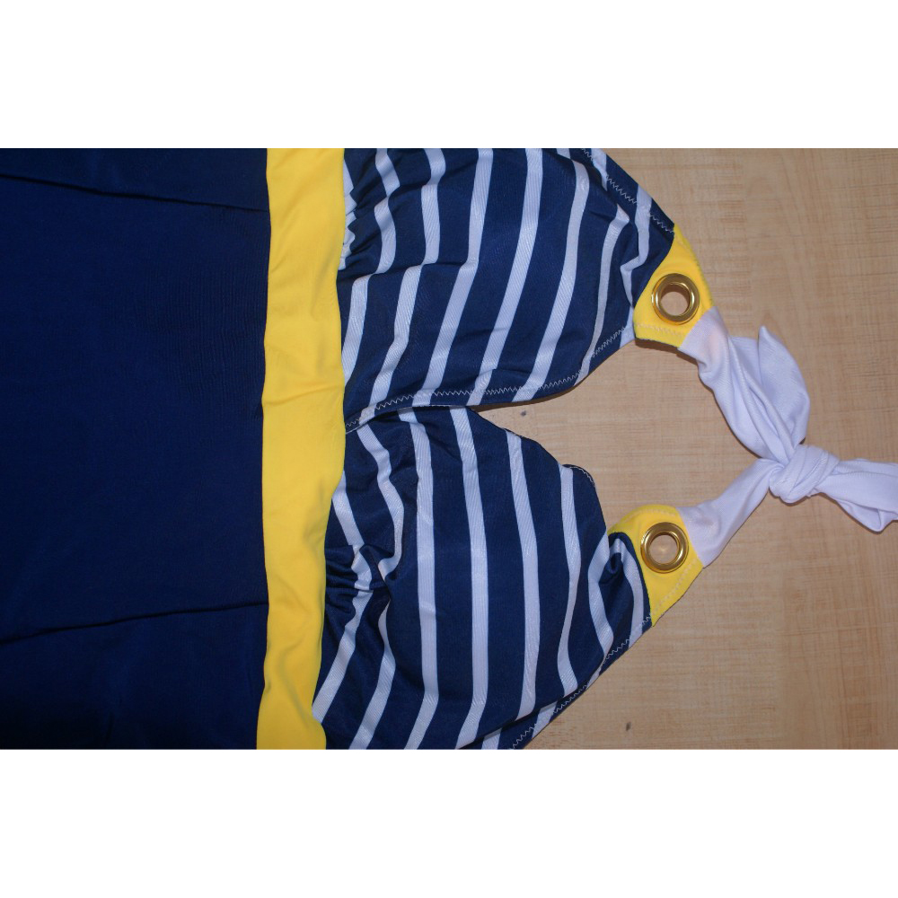 Baju Renang Wanita Europe Style Striped Swimsuit Size M Baju Renang Wanita Europe Style Striped Swimsuit Size M