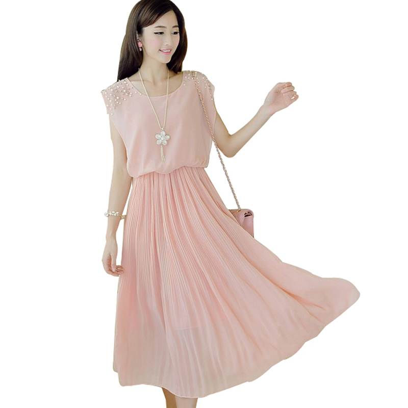 dress wanita korean style sleeveless chiffon dress size l pink jakartanotebook dress wanita korean style sleeveless chiffon dress size l pink jakartanotebook