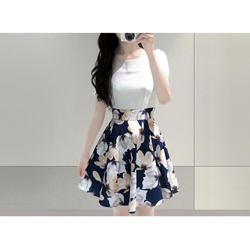 dress wanita big flower korean style dress size s white jakartanotebook dress wanita big flower korean style dress size s white jakartanotebook