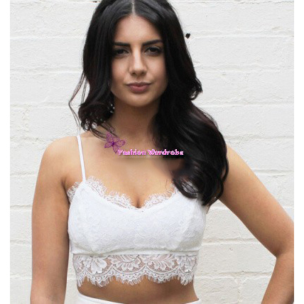 halter top zipper bralette eyelash lace blouse wanita size halter top zipper bralette eyelash lace blouse wanita size
