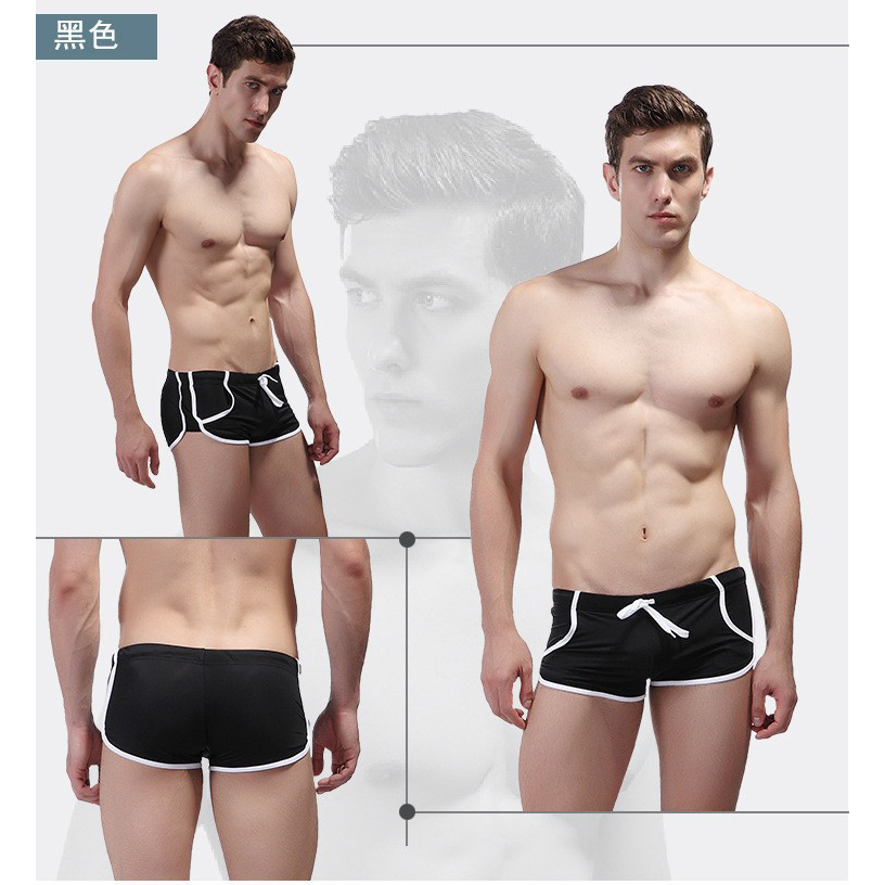 Celana Renang Boxer Pria Hot Swimming Trunk Pants Size M Black Jakartanotebook Com