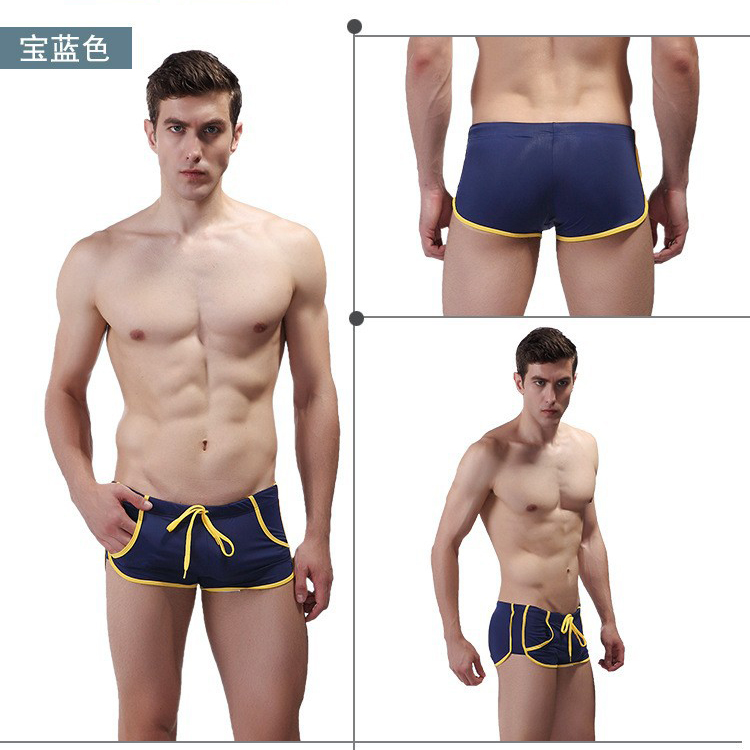 Celana Renang Boxer Pria Hot Swimming Trunk Pants Size L Blue Jakartanotebook Com
