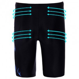Celana Renang Pria SPA Beach Swimming Trunk Pants Size XL - Black - 3