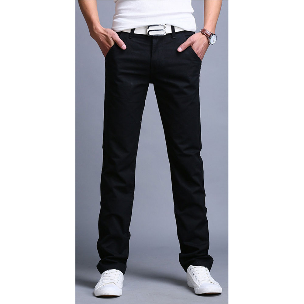  Celana  Chinos Panjang  Pria Size 28 Black 