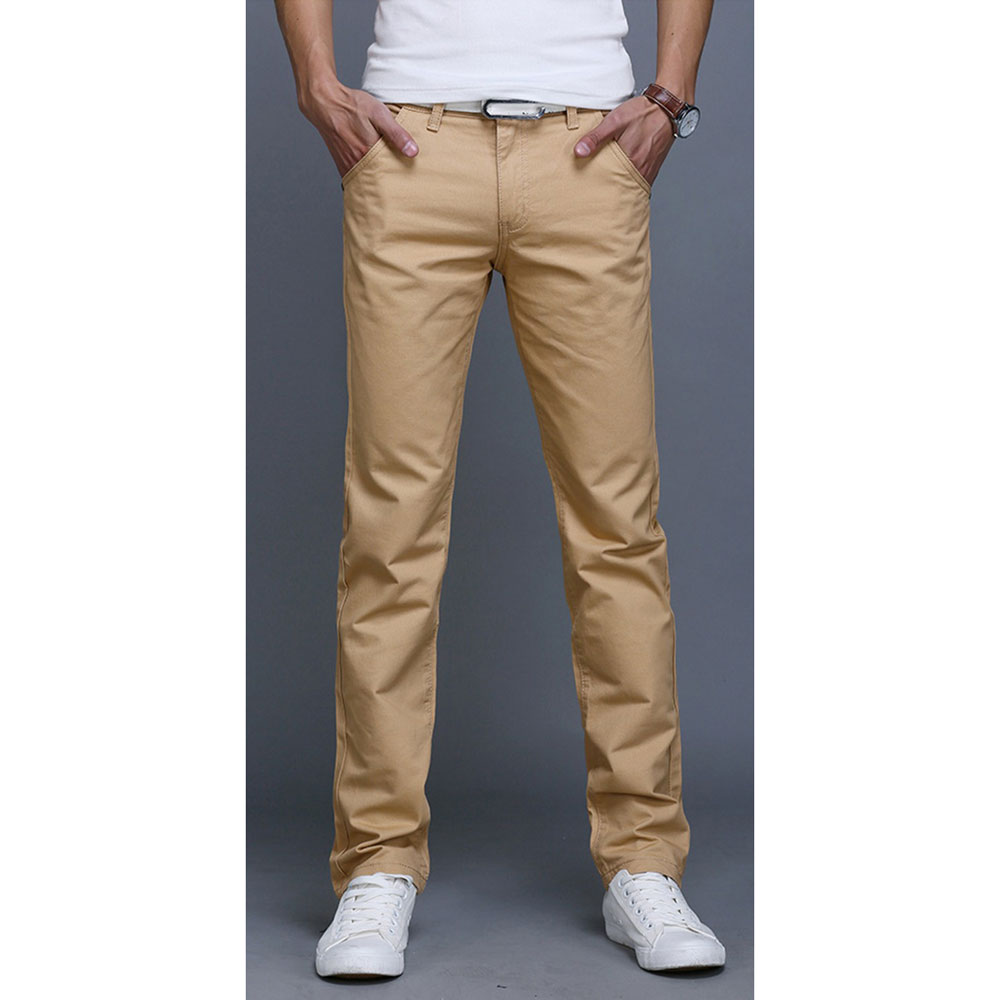 Celana Chinos Panjang Pria Size 29 Cream 