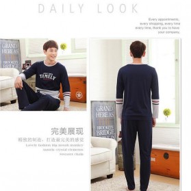 Piyama Timely Couple Wanita Size M - Gray/Blue - 2