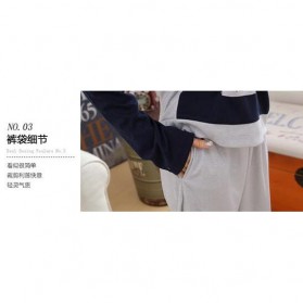 Piyama Timely Couple Wanita Size M - Gray/Blue - 4