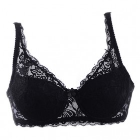Bra Wanita Floral 36/80 B - Black - 1