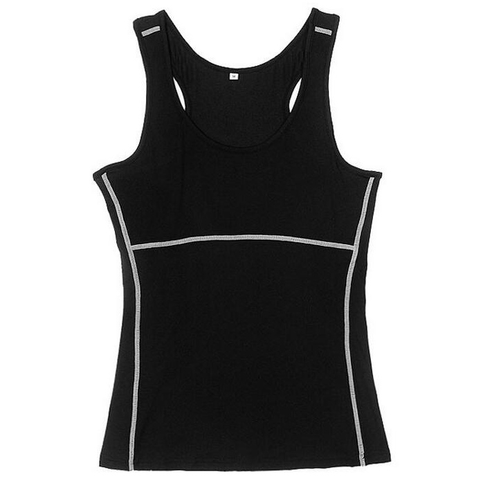 Baju  Training  Olahraga Gym Wanita  Quick Dry Size L Black 