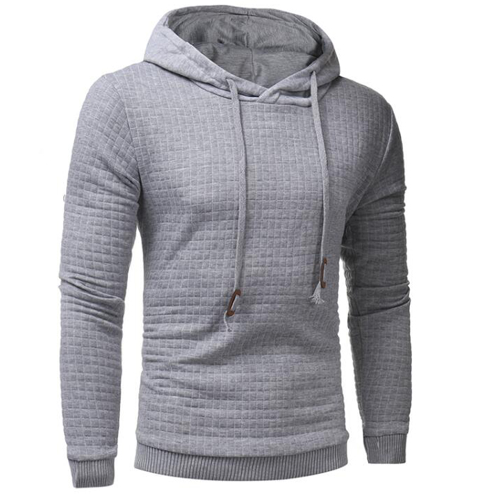  Jaket Hoodie  Sweatshirt Long Sleeve Size L Light Gray 