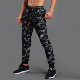 LIEXING Celana Jogger Pria Model Tactical Army Size S - L10834 - Black - 2