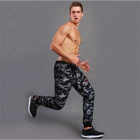 LIEXING Celana Jogger Pria Model Tactical Army Size S - L10834 - Black - 3