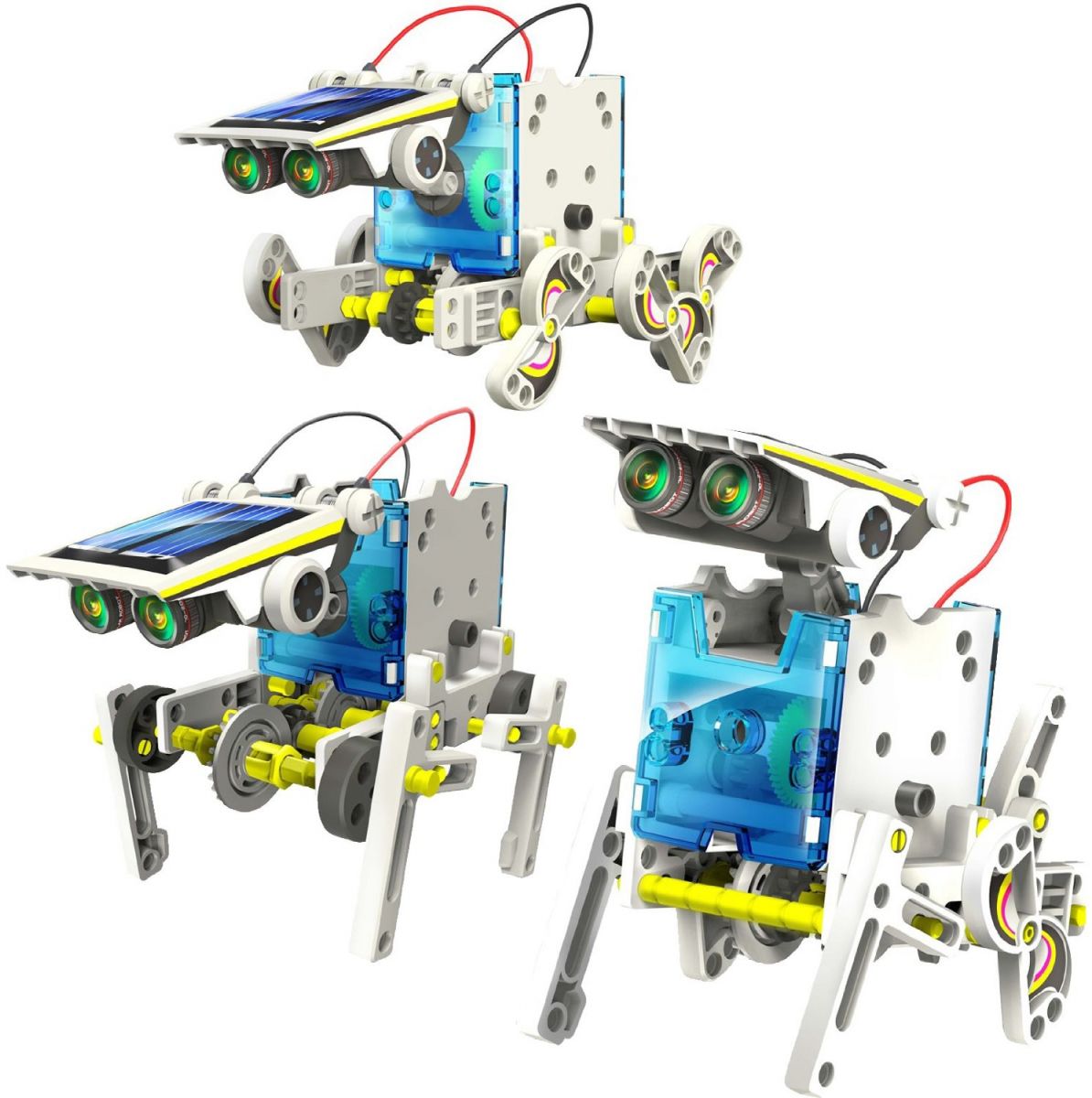  in 1 Transforming Solar Robot Science &amp; Education DIY Toys Kids - Gray