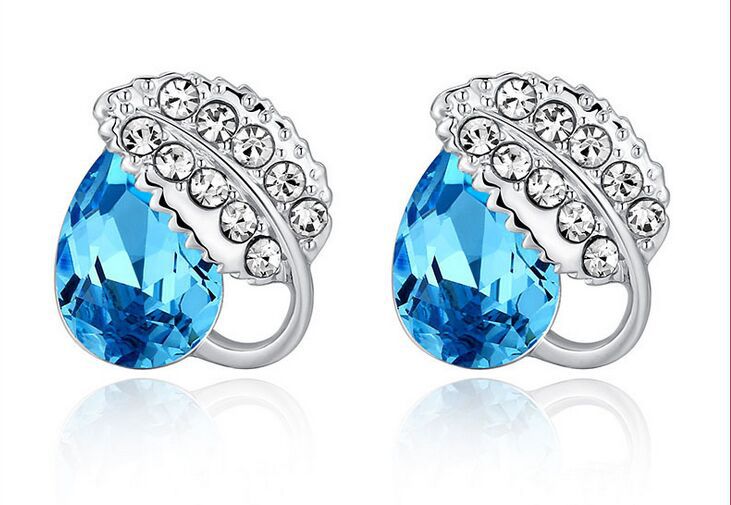 paket abang none acacia leaves earrings 925 sterling silver anting wanita blue paket abang none acacia leaves earrings 925 sterling silver anting wanita blue