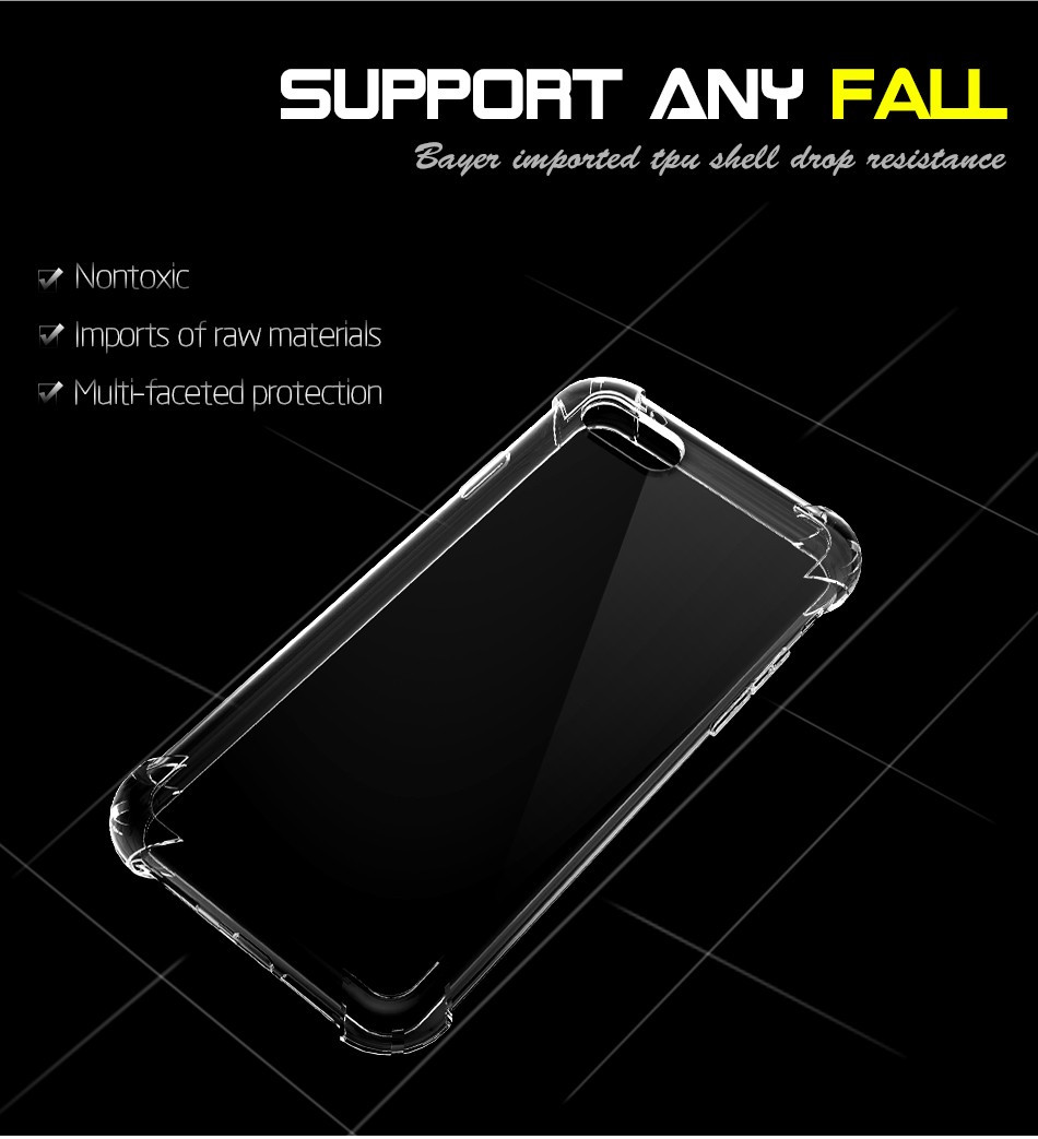 Anti Crack TPU Silicone Softcase for iPhone X 