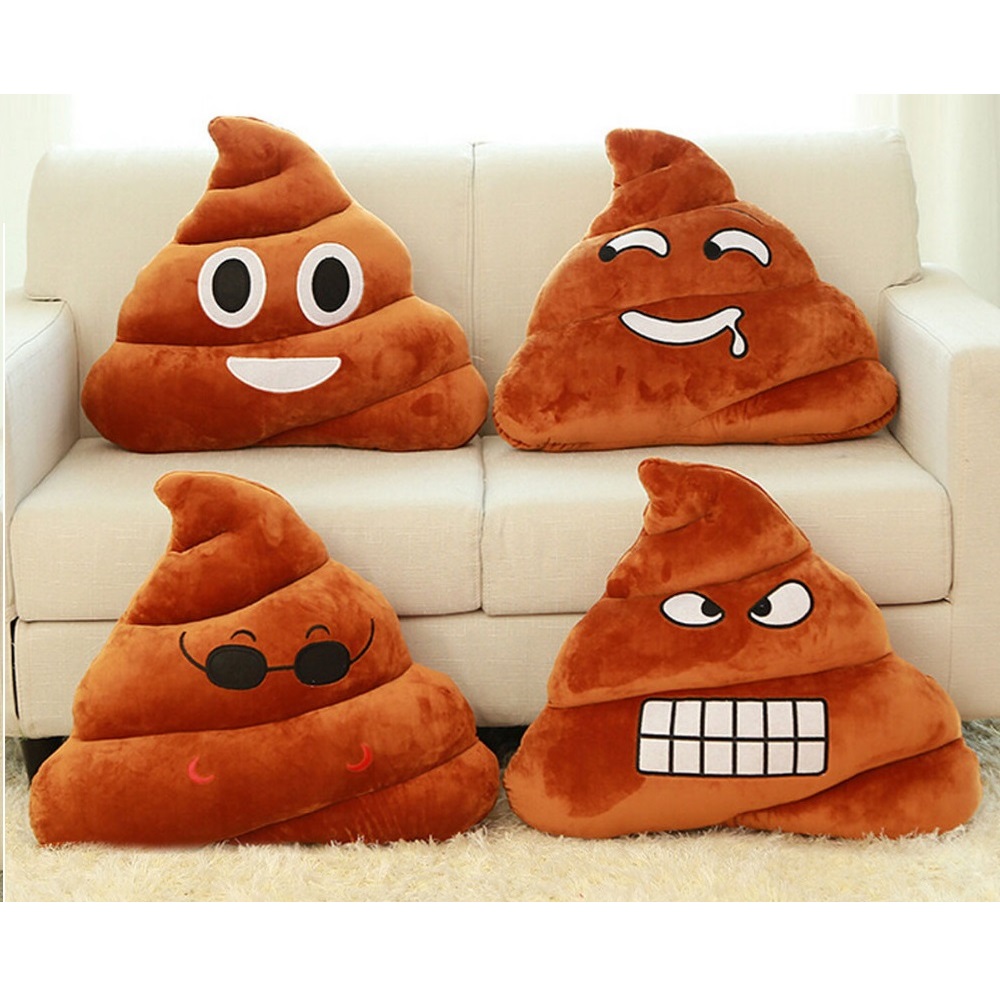 Vilead Bantal Kursi Smile Emoji Poop 21 CM - 0NN100127 