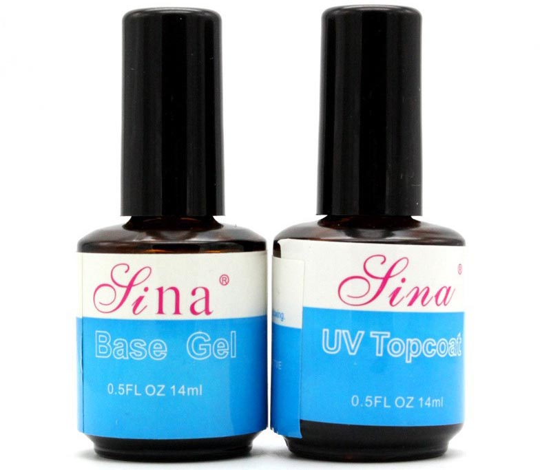 Harga Kutek Kuku base coat dan uv top coat kutek kuku 14ml Harga Kutek Kuku base coat dan uv top coat kutek kuku 14ml